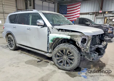2017 Nissan Armada Sv z USA, uszkodzony, nr VIN JN8AY2NC2H9504377